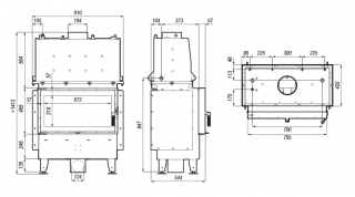 Defro Riva ME SHORT  wymiary